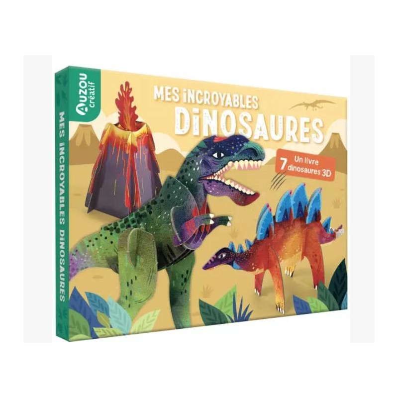 MON COFFRET D'ARTISTE - MES DINOSAURES À CONSTRUIRE