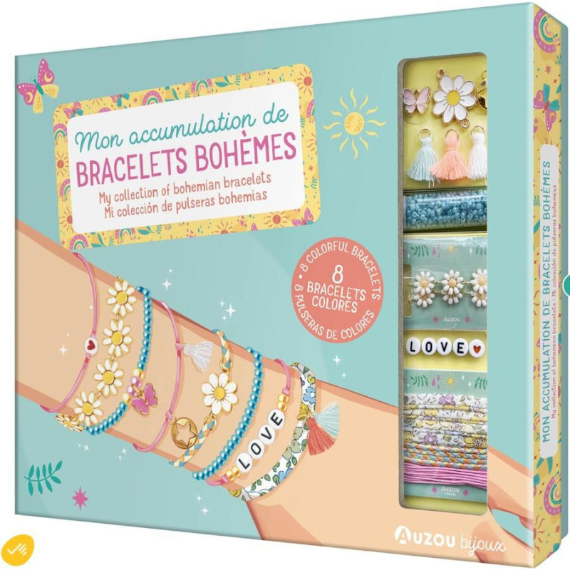 ACCUMULATION DE BRACELETS BOHE