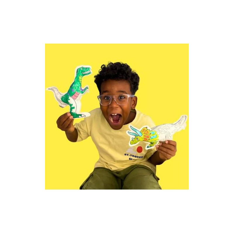 2 Coloriages gonflables - Dinos