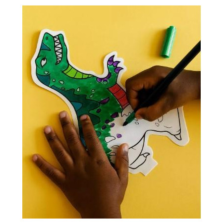 2 Coloriages gonflables - Dinos