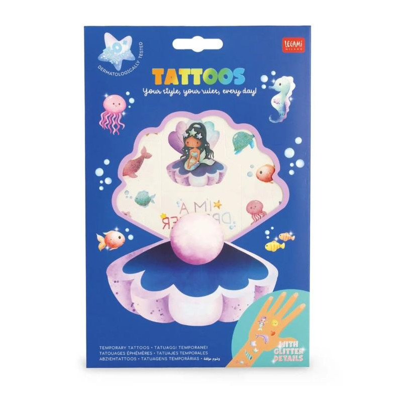 TATOUAGES ÉPHÉMÈRES -MERMAID