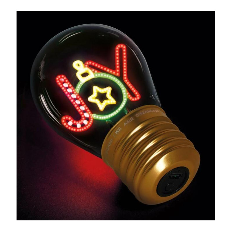 LAMPE DE TABLE FORME AMPOULE - JOY