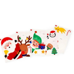 35 AUTOCOLLANTS ÉLECTROSTAT. -CHRISTMAS