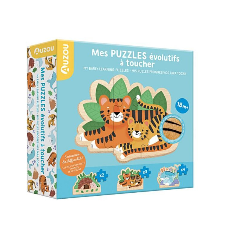 Mes puzzles évolutifs à toucher