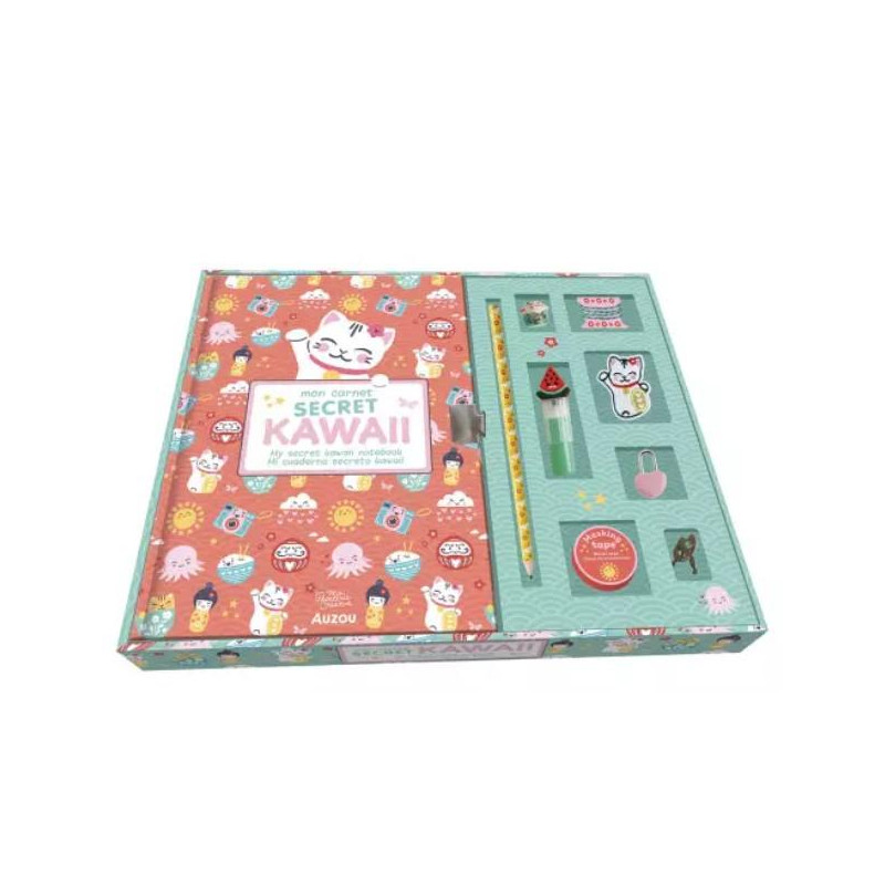 MA PAPETERIE CRÉATIVE - MON COFFRET DE PAPETERIE KAWAII