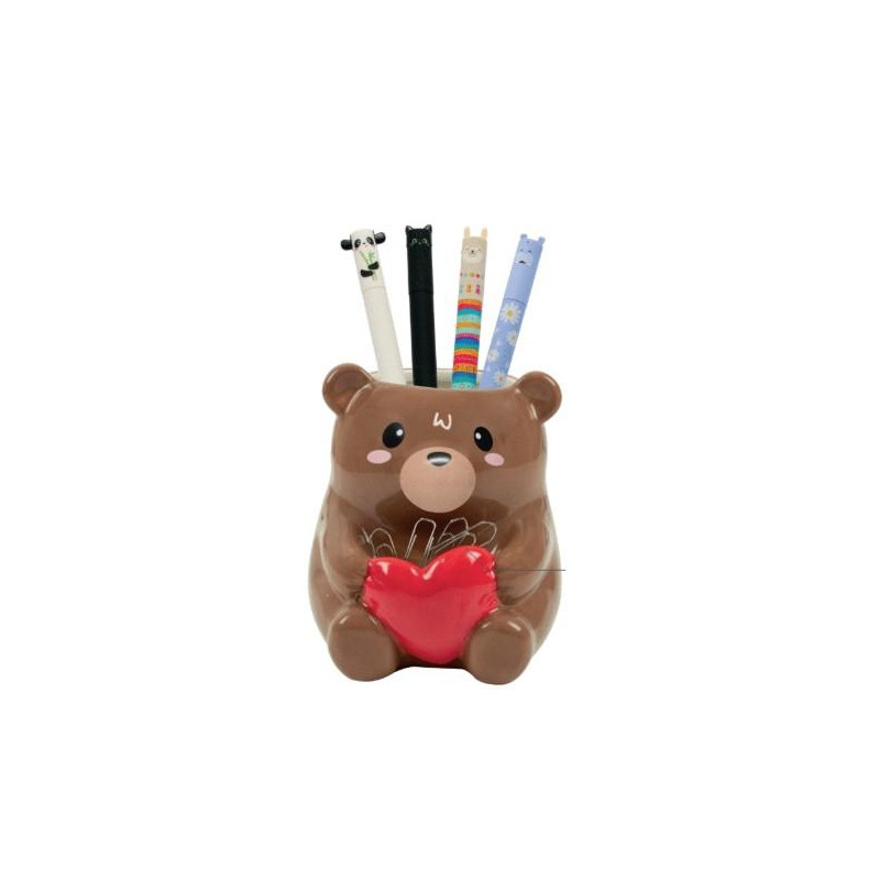 POT A CRAYON - TEDDY BEAR