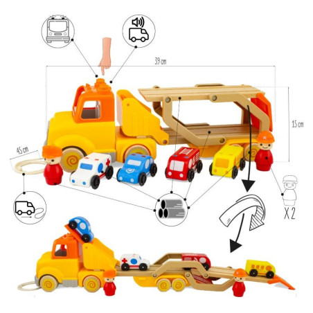 CAMION PORTE VOITURE - ROUTOUDOU