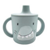 Tasse d'apprentissage en silicone - Requin