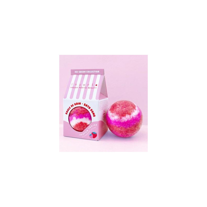 BOMBE DE BAIN ICECREAM FRAISE