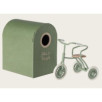 Abri + tricycle, Souris - Vert