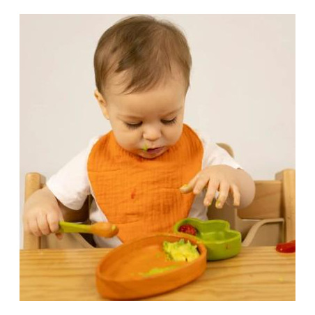 Cathy The Carrot Vaisselle Enfant Assiette & Cuillère