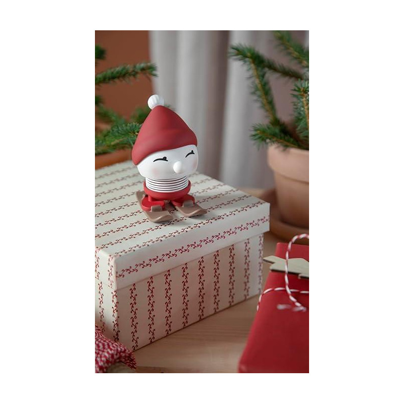 CHRISTMAS HOPTI SKIEUR ROUGE
