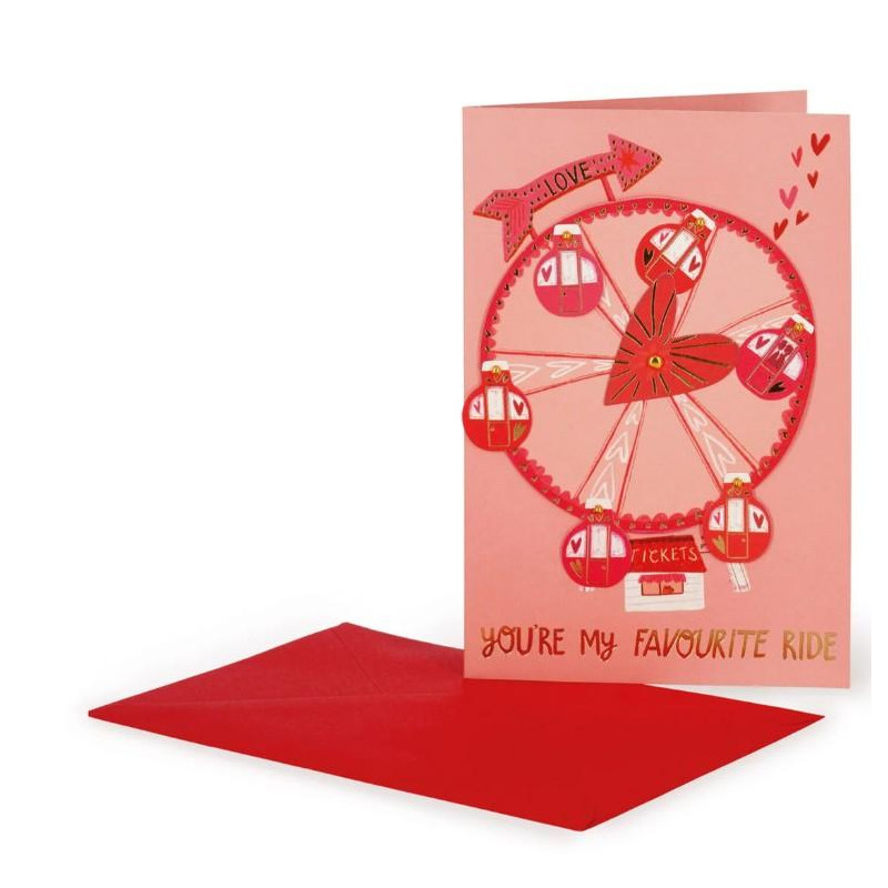 GREETING CARD - LOVE WHEEL