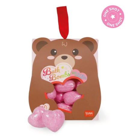 SET DE 10 BOMBES DE BAIN - TEDDY BEAR