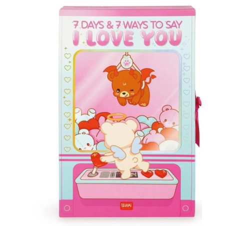 Boîte avec 7 Surprises - 7 Days & 7 Ways to Say I Love You