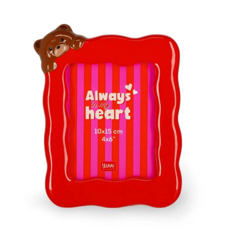 - CADRE PHOTO TABLE EN CÉRAMIQUE - TEDDY BEAR