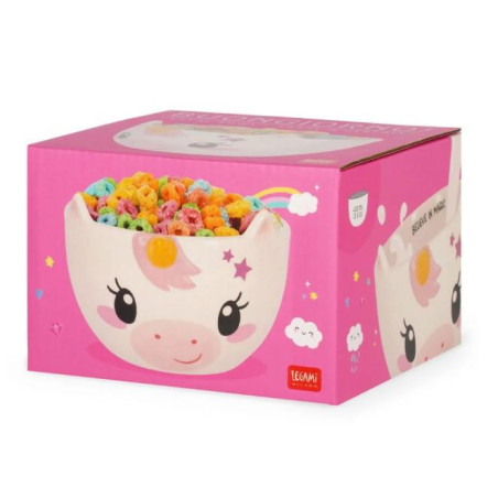 BOL EN GRÈS À CÉRÉALES - UNICORN