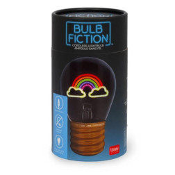 LAMPE DE TABLE EN FORME D'AMPOULE - RAINBOW