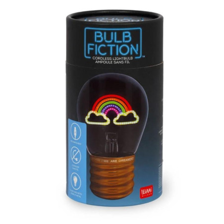 LAMPE DE TABLE EN FORME D'AMPOULE - RAINBOW