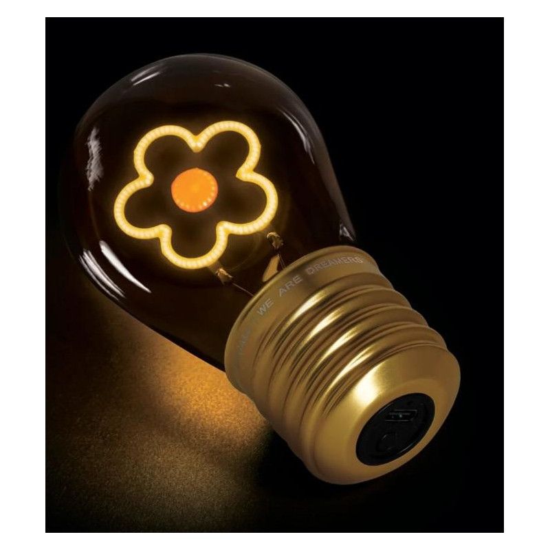 LAMPE DE TABLE EN FORME D'AMPOULE - DAISY