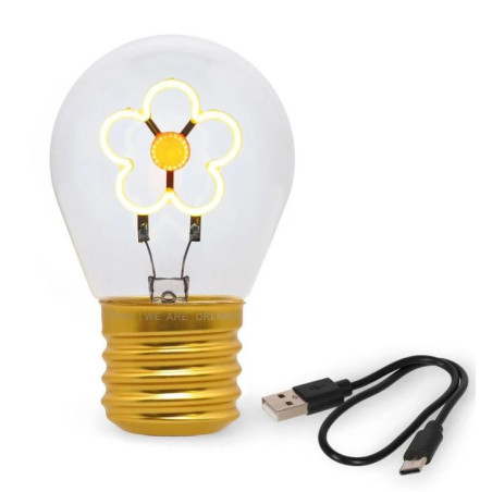 LAMPE DE TABLE EN FORME D'AMPOULE - DAISY