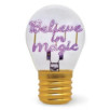 LAMPE DE TABLE EN FORME D'AMPOULE - BELIEVE IN MAGIC
