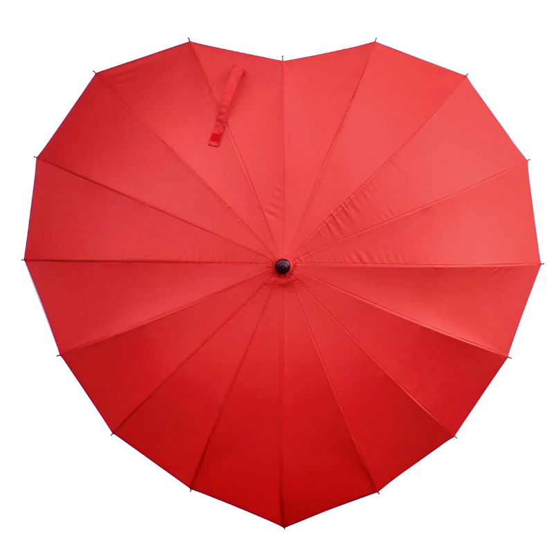 PARAPLUIE EN FORME DE COEUR