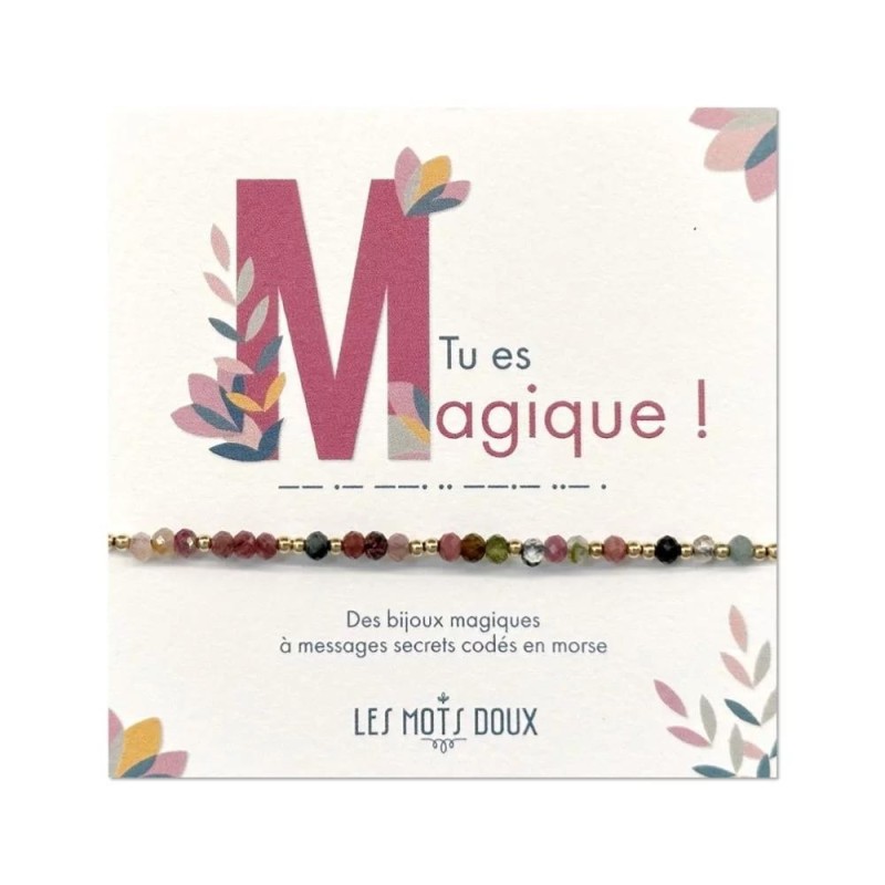 BRACELET MORSE MAGIQUE GEMMES