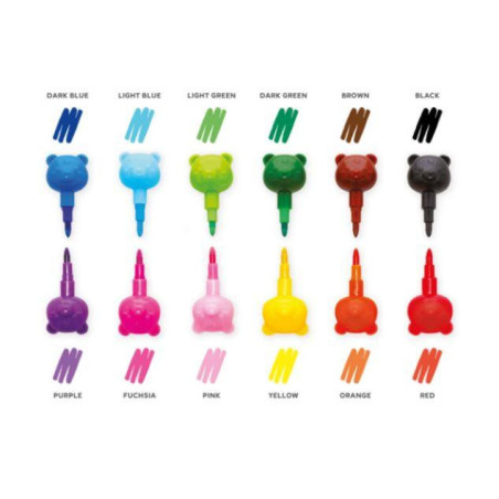 12 CRAYONS COULEUR EMPILABLES Dream in Colour