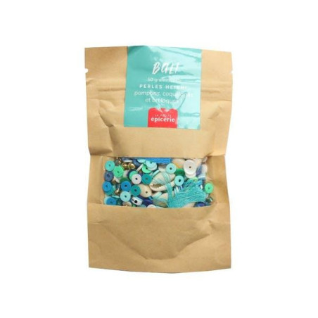 Mélange de perles heishi et de breloques - Bali