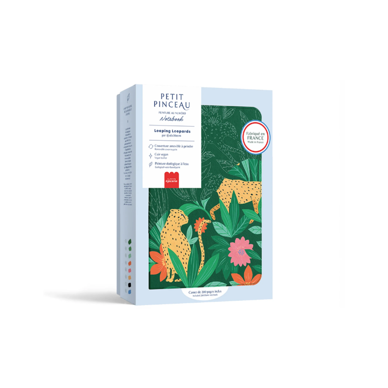 Notebook à Peindre - Leaping Leopards