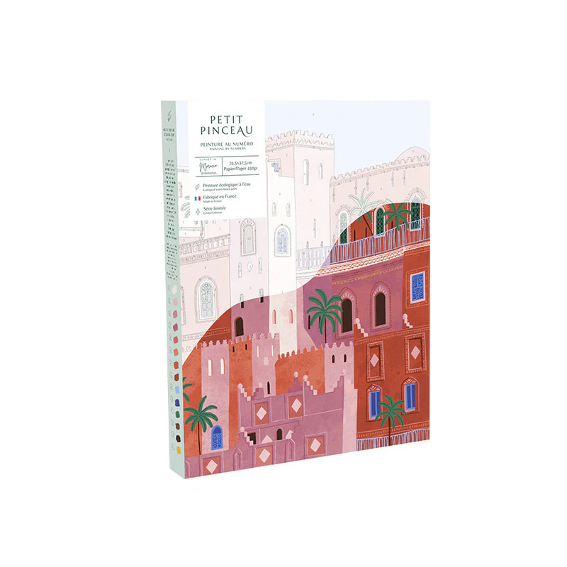 Coffret peinture au numéro - Maroc par Mona Mai