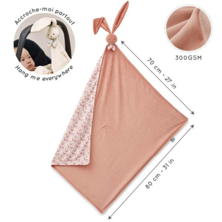 MA COUVERTURE DOUDOU TERRACOTTA