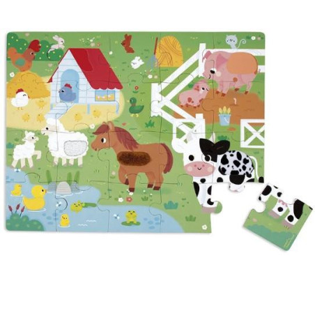 PUZZLE TACTILE FERME