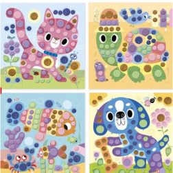 3 ANS - MOSAIQUES RONDES - PETITS AMIS