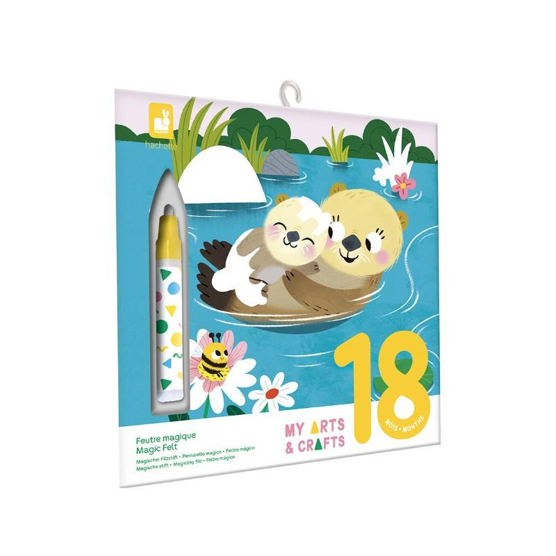 18 MOIS - FEUTRE MAGIQUE ANIMAUX CALINS