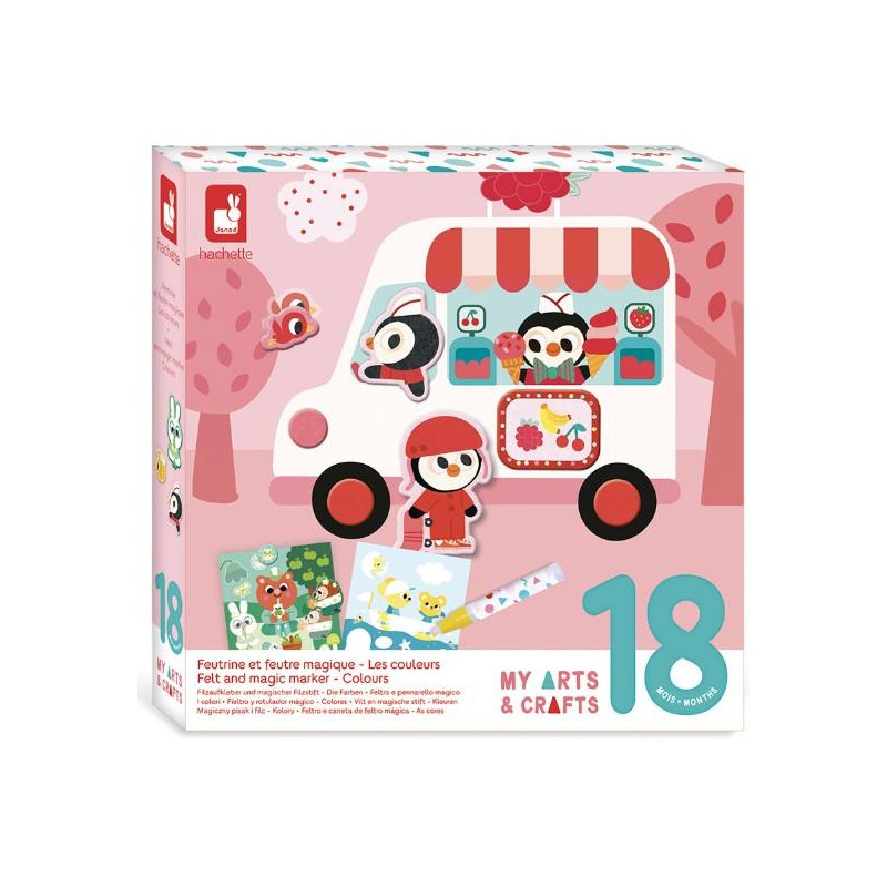 18 MOIS - FEUTRINE ET FEUTRE MAGIQUE - LES COULEURS