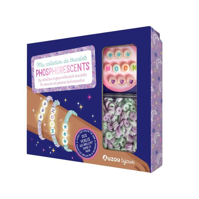 MA COLLECTION DE BRACELETS PHOSPHORESCENTS